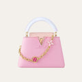 Louis Vuitton Mini Capucines Rose Chamallow Pink 7.9 Inches M22375