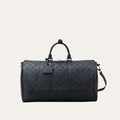 Louis Vuitton Keepall Bandoulière 50 Monogram Shadow 19.7 Inches LV M44810