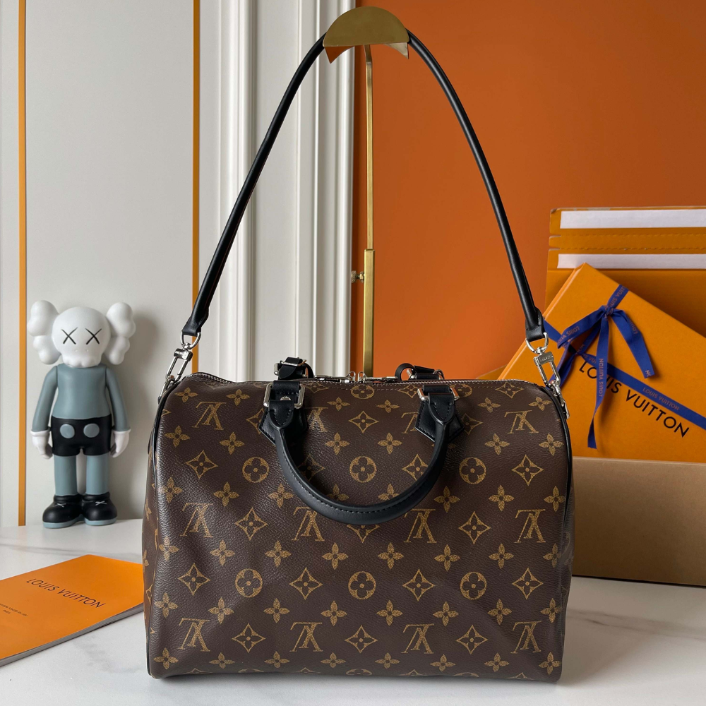 Louis Vuitton Speedy Soft 30 Dark 11.8 Inches M12243