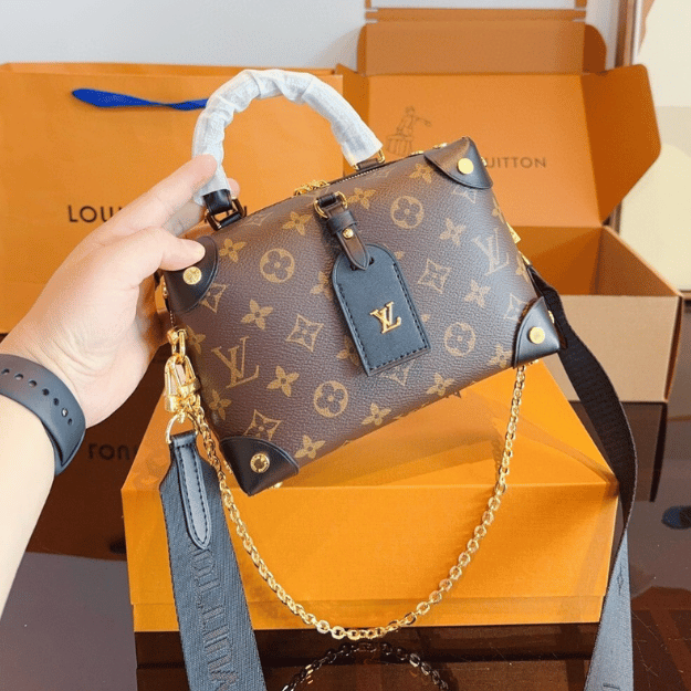 Louis Vuitton Soft Trunk Mini Monogram Black 7.9 Inches