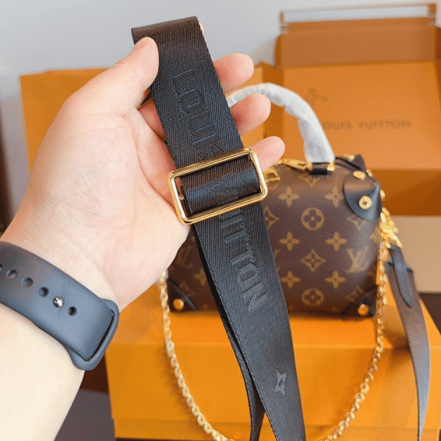 Louis Vuitton Soft Trunk Mini Monogram Black 7.9 Inches