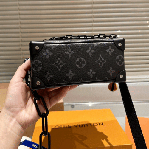 Louis Vuitton Mini Soft Trunk Monogram Eclipse 7.3 Inches M44735