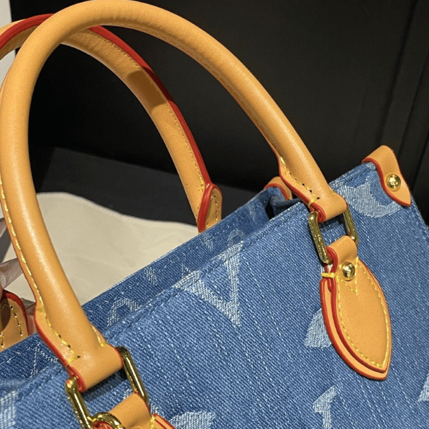 Louis Vuitton Onthego Small Denim Monogram 9.8 Inches