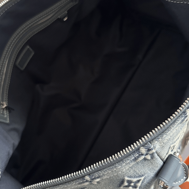 Louis Vuitton Keepall 50 Denim Monogram Blue 20 Inches