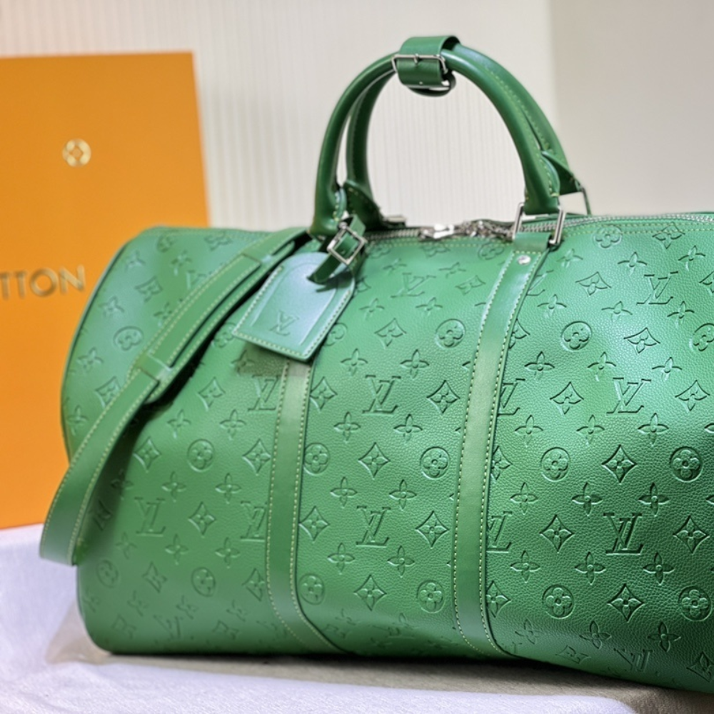 Louis Vuitton Keepall Bandoulière 50 Bag Green 19.7 Inches M23751