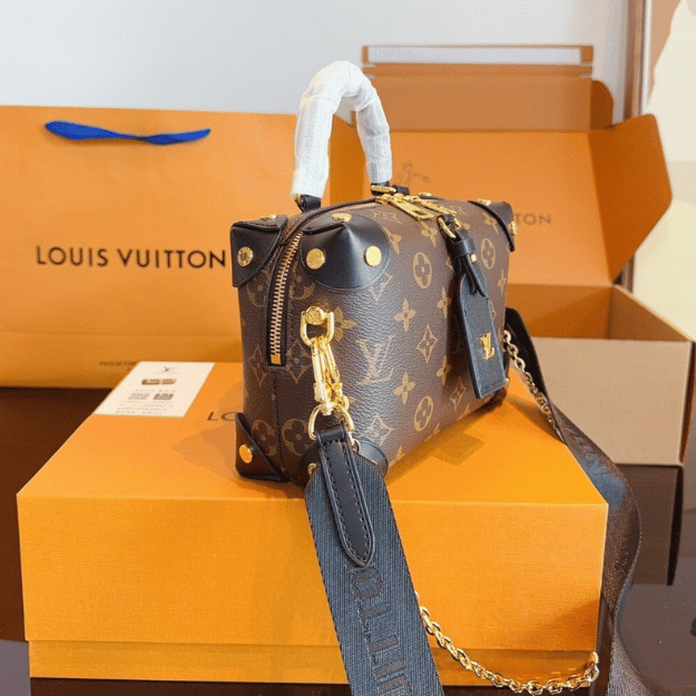 Louis Vuitton Soft Trunk Mini Monogram Black 7.9 Inches