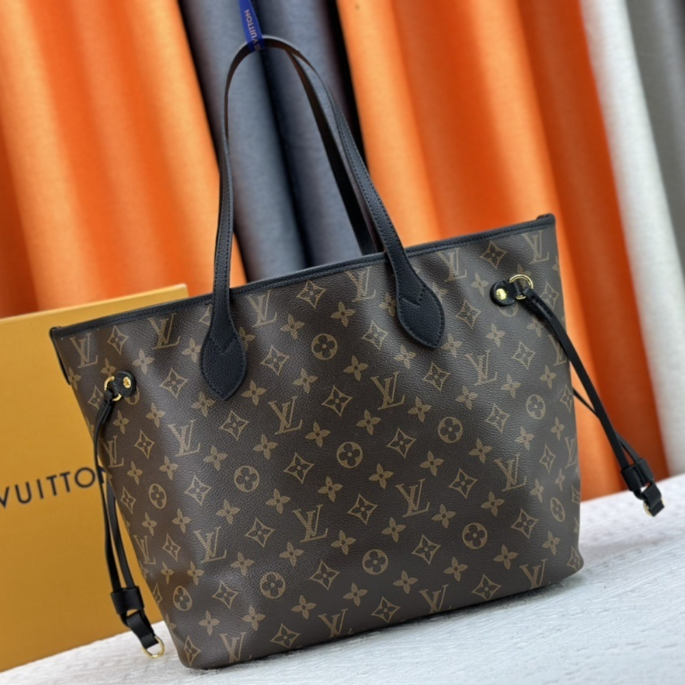 Louis Vuitton Neverfull Inside Out MM Dark Brown 12.2 Inches M11946