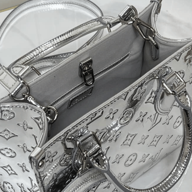 Louis Vuitton Onthego PM Silver 9.8 Inches M26373