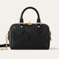 Louis Vuitton Speedy Bandouilière 20 Black 8.1 Inches M58953