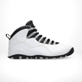 Air Jordan 10 Retro Steel White Black 2013