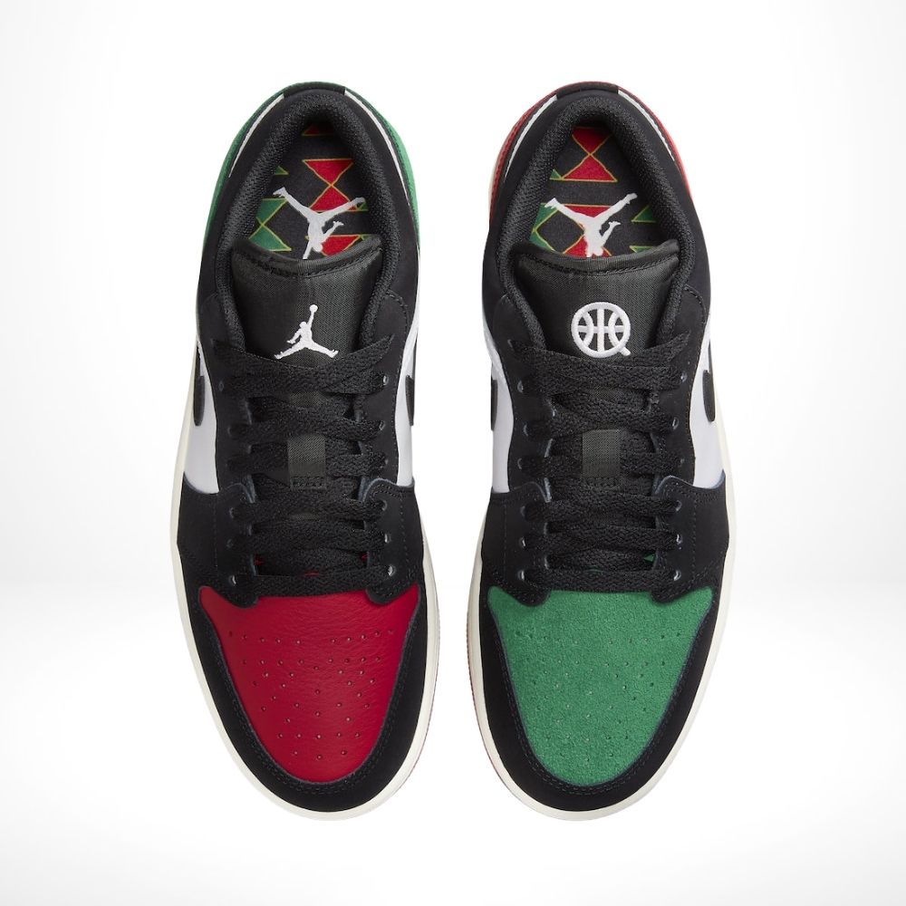 Air Jordan 1 Low Quai 54 Black White 2023