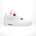 Air Jordan 4 Retro Orange Metallic White