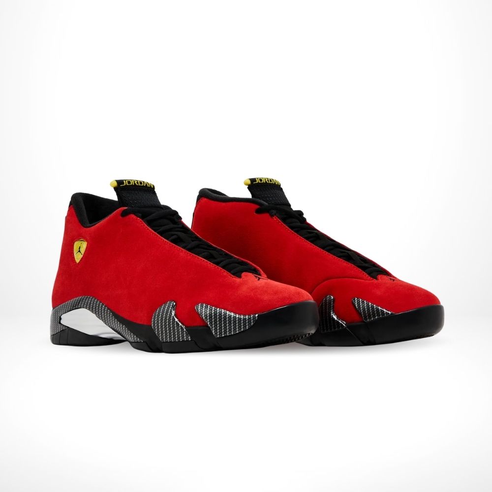 Air Jordan 14 Retro Ferrari University Red Black Carbon 2025