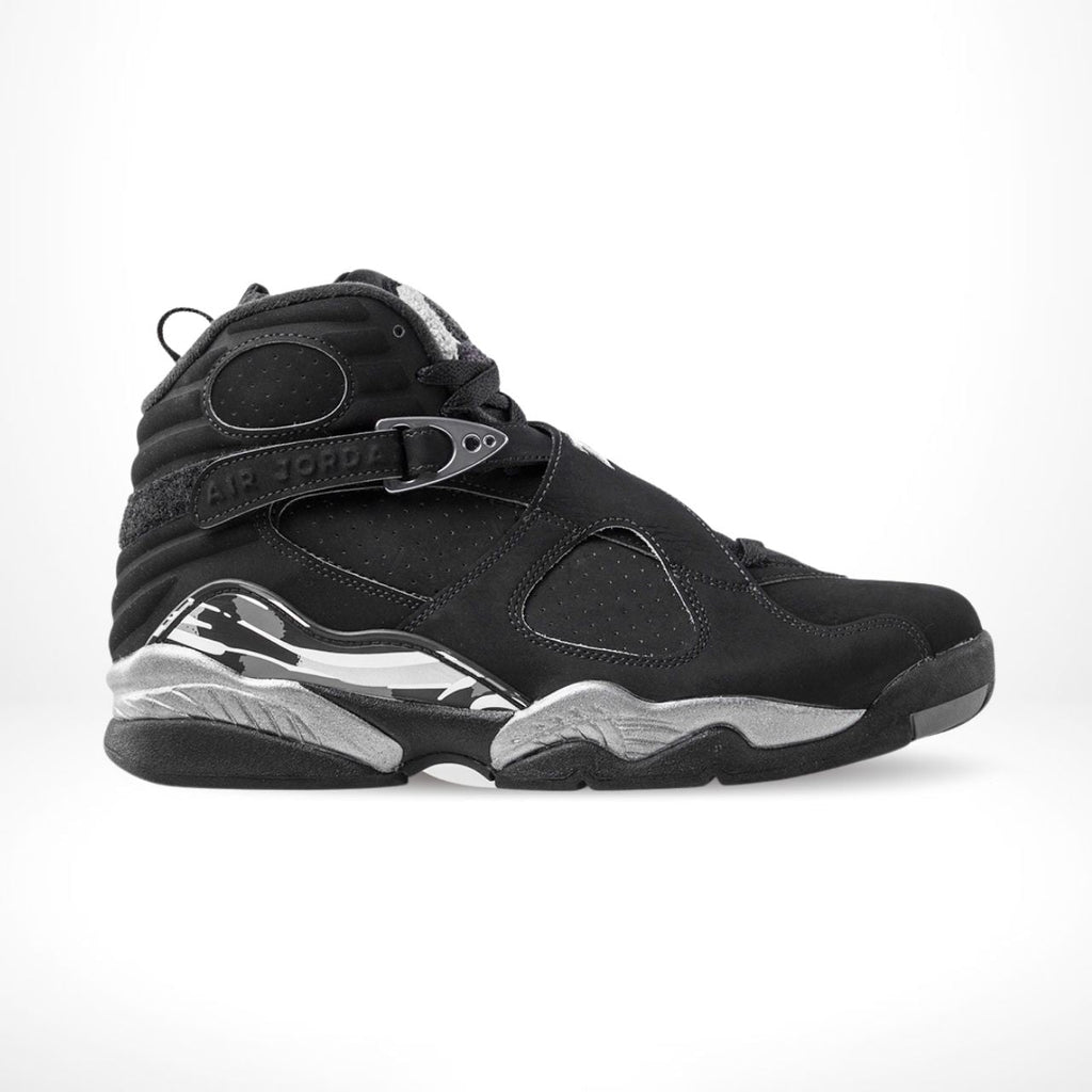 Air Jordan 8 Retro Chrome Triple Black 2015