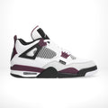 Air Jordan 4 Retro x Paris Saint-Germain Bordeaux White