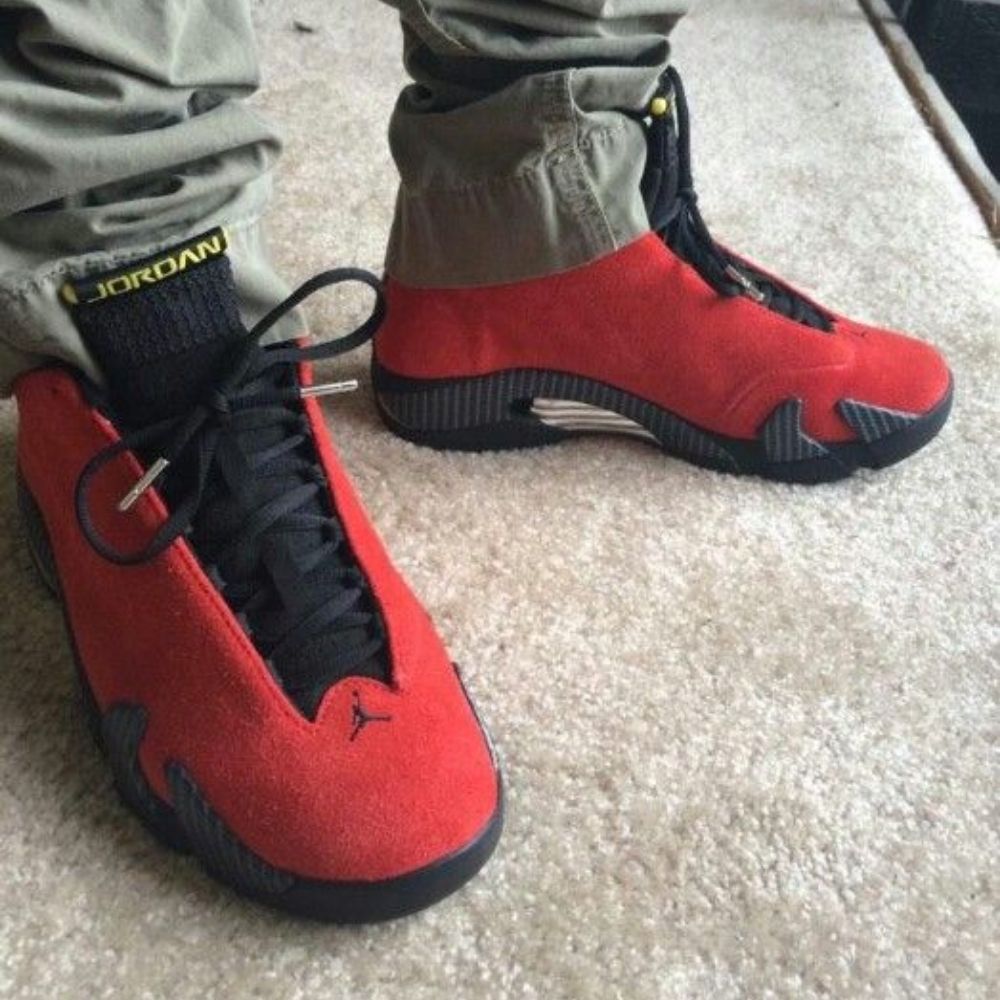 Air Jordan 14 Retro Ferrari Challenge Red Black